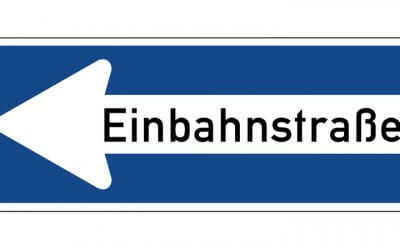 Schild gegen Geisterfahrer