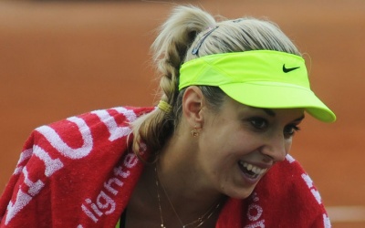 Ging einem gemeinen Betrüger auf den Leim: Sabine Lisicki. Jetzt kann sie wieder lachen.